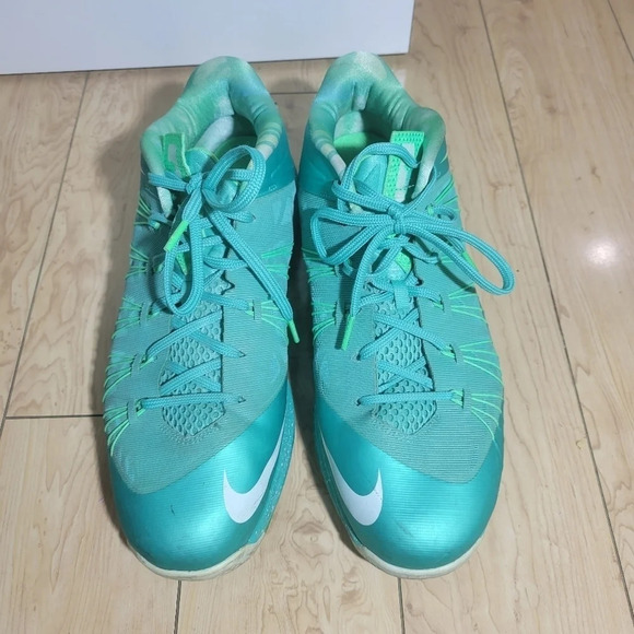 Nike Air Max LeBron 10 low Easter Crystal mint green size 13 Mens - Picture 2 of 8